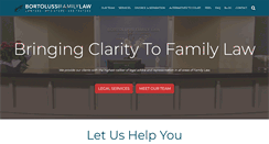 Desktop Screenshot of bortolussifamilylaw.com